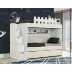 Evimşah Irmak 3 Lü Beyaz Beyaz 90 190 Yavrulu Ranza