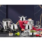 Evimsaray Çelik S 2202 Azura Çeyiz Set 18 Parça Tencere