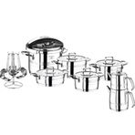 Evimsaray S-1564 Safir 18 Parça Tencere Seti