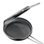 EvimSaray Zest Gusto 30 cm Granit Çift Kapaklı Balık Tava