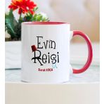 Evin Reisi Kırmızı Kupa Bardak