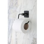 Evina Kare Yapışkanlı Siyah Açık Tuvalet Kağıtlığı Wc Kağıtlık Tutucu