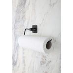 Evina Kare Yapışkanlı Siyah Kağıt Rulo Havluluk, Peçetelik, Yapışkanlı Tasarım, Banyo Askısı