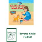 Evine Hoş Geldin Minik Kedi + Boyama Kitabı