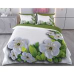 Evine Moda Erik Çiçeği Dijital Baskılı 3D 3 Boyutlu Çift Kişilik Nevresim Takımı Kod: Erik Çiçeği - Renkli - 200 x 220 cm