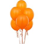 Evinss Doğum Günü Konsept Metalik Balon Turuncu 50 Adet Balon Süsleme