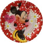 Evinss Doğum Günü Minnie Mouse Tabak 8 Li Karton Tabak