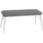 Evistro Bench Puf Metal Ayaklı Kazayağı Kumaş 40 cm x 95 cm - 40 x 95 cm
