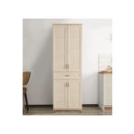 Evistro Mdf Panjur Kapaklı Banyo ve Mutfak Dolabı Akçaağaç