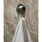 Evistro Ömür Boyu Paslanmaz Vakumlu Banyo Tuvalet Havlu Askısı 2 Li Krom
