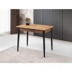 Evistro Ortadan Açılır Büyüyen Ahşap Yemek Masası Meşe 80X130CM Sadece Masa Fiyatıdır