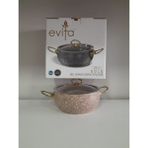 Evita 22 cm Bio Granit Gold Derin Tencere