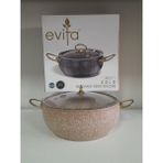 Evita 30 cm Bio Granit Gold Derin Tencere