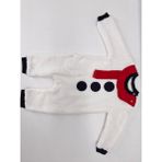 Evitle Unisex Ekru Welsoft Kardan Adam Kostüm Tulum 3-6 Ay - Beyaz - 3 - 6 Ay