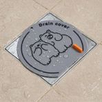 Evitrin Home® Ayıcık Desenli Gider Koku Önleyici Silikon Mat - Böcek ve Kötü Koku Engelleyici Lavabo Gider Kapağı