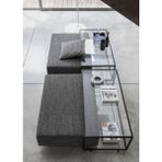 Evka Bellissimo Puflu Orta Sehpa Gri - 123*80*40