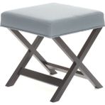 Evka Bench Dark Puf - Beyaz