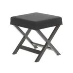 Evka Bench Dark Siyah Puf
