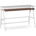 Evka Nexus Çalışma Masası Beyaz - Y: 75 cm D: 66 cm G: 126 cm - Kahverengi