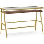 Evka Nexus Çalışma Masası Gold Statik - Y: 75 cm D: 66 cm G: 126 cm - Sarı