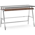 Evka Nexus Çalışma Masası Paslanmaz - Y: 75 cm D: 66 cm G: 126 cm - Kahverengi