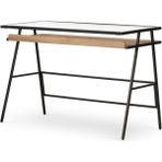 Evka Nexus Çalışma Masası Siyah - Y: 75 cm D: 66 cm G: 126 cm - Ceviz
