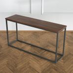 Evka Potrica Metal Siyah Ayak Ceviz Tabla Dresuar
