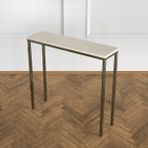 Evka Shiny Dresuar Eskitme Pirinç Bej Mermer Tabla