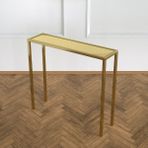 Evka Shiny Dresuar Pirinç Ayna Tabla - Gold