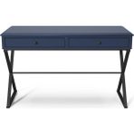 Evka Supreme Çalışma Masası Siyah - Y: 73 cm D: 48 cm G: 120 cm - Lacivert