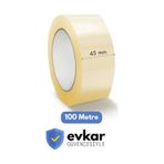 Evkar Koli Bandı 45 Mm X 100 Mt 1. Kalite Eksiksiz 100 Metre 1