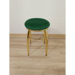 Evko Mobilya Tabure, Bar Taburesi, 4 Adet Tabure, Puf, Bench, Metal Ayaklı Tabure, İç İçe Geçebilen Tabure, Mutfak Balkon Bahçe Taburesi - Yeşil