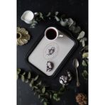 EVLE Azura Desenli Metal Tepsi - Çay Kahve Tepsisi - Sunum Tepsisi 21 Cm X 31 Cm Ee162-8f