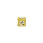Evle EF014-Q5 Sn_citrus Limon Desenli Kare Metal Saklama Kabı