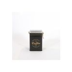 EVLE Ef043-k4 Sn_coffee Black Desenli Dikdörtgen Metal Saklama Kabı 8x10 Cm