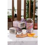 EVLE Efb21ı0 Dikdörtgen Kilitli Saklama Kabı 75x100x150 3 Lü Set, Liquid Pink