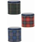 Evle Ekose Desenli 3'lü Set Oval Saklama Kabı 108X150X130 mm 1,7 Lt EFB07I3