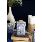 Evle ER043-3B Azulejos Laugh Desenli Dikdörtgen Metal Saklama Kabı