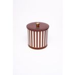Evle ER147-1F Circus Cream Desenli Yuvarlak Metal Saklama Kabı