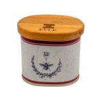 Evle ER213-5O Country Housefly Desenli Oval Metal Saklama Kabı