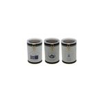 EVLE-Erb18v3 Silindir Saklama Kabı Kilitli Ø105 3 Lü Set, Azura (Azura)