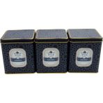 Evle ERB49V2 Kare Metal Saklama Kabı 120X120 3 Lü Set, Trellis