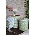 EVLE Forrest Desenli Metal Saklama Kabı 2'li Set 2.1 Litre 4.1 Litre Erb48u3