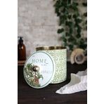 EVLE Forrest Desenli Yuvarlak Metal Saklama Kabı 14 Cm, Erzak Kabı 14 X 15 Cm, 2.1 Litre, Er143-4g