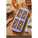 EVLE Silikon Müsli Bar, Granola ve Protein Bar Kalıbı - Yapışmaz Dikdörtgen Çikolata ve Kek Kalıbı