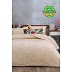 Evlen Home Collection 2.8 kg Embos Baskılı Pamela Kalın Çift Kişilik Battaniye 230X240 cm Cappuccino - 230 x 240 cm