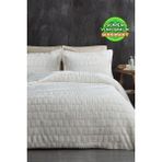 Evlen Home Collection Çift (Taraflı) Kişilik Kürk Tavşan Tüyü Yatak Örtüsü Uyku Seti Yumuşak Dolgulu Wellsoft Peluş 3 Parça Benita Krem - 240 x 260 cm