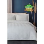 Evlen Home Collection Ross %100 Pamuk Tek Kişilik Yatak Örtüsü ( Pike ) Takımı Kapitone Çizgili Günlük Yıkanabilir