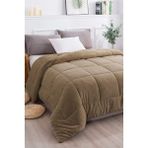 Evlen Home Collection Ultra Yumuşak Çift Taraflı Wellsoft Peluş Yorgan Çift Kişilik Yıkanabilir (Battaniye / Nevresim) 200 x 220 cm - Lila