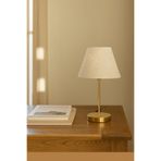 EvLight Altın Dokunuşun Şıklığı Abajur – Modern Masa Lambası